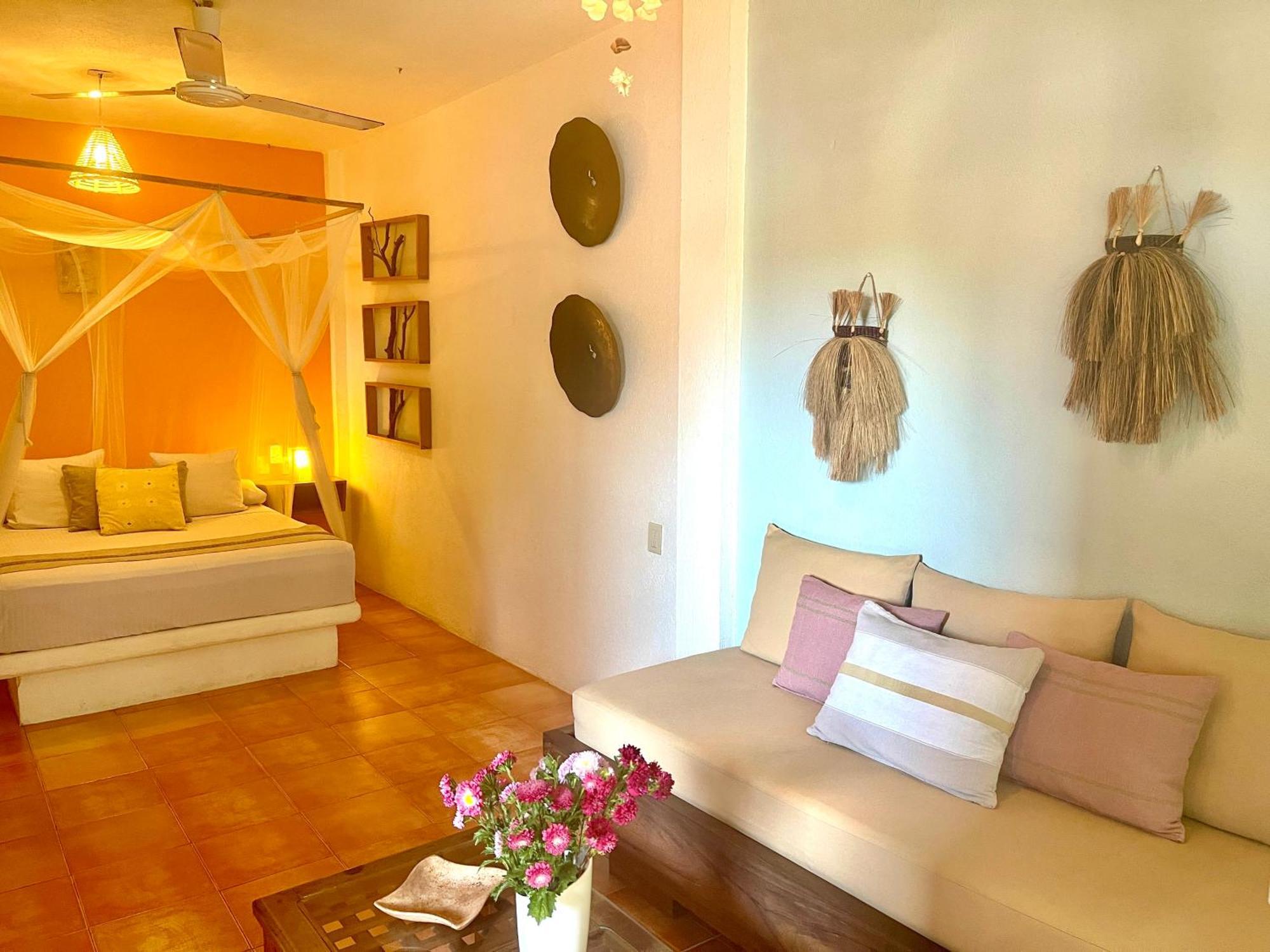 Hotel Casa Mixteca Zipolite Bagian luar foto